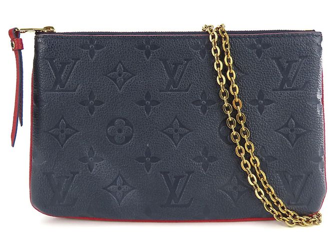 Monogram Empreinte Schultertasche von Louis Vuitton Rot - Ansicht 11