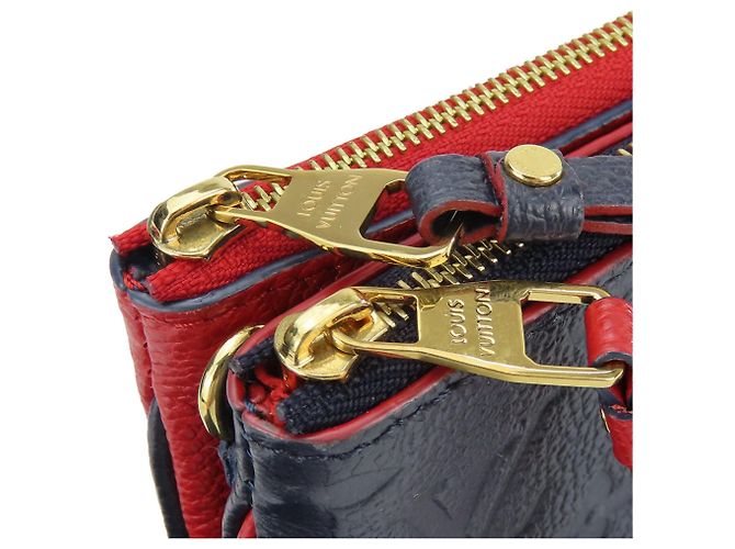 Monogram Empreinte Schultertasche von Louis Vuitton Rot - Ansicht 5