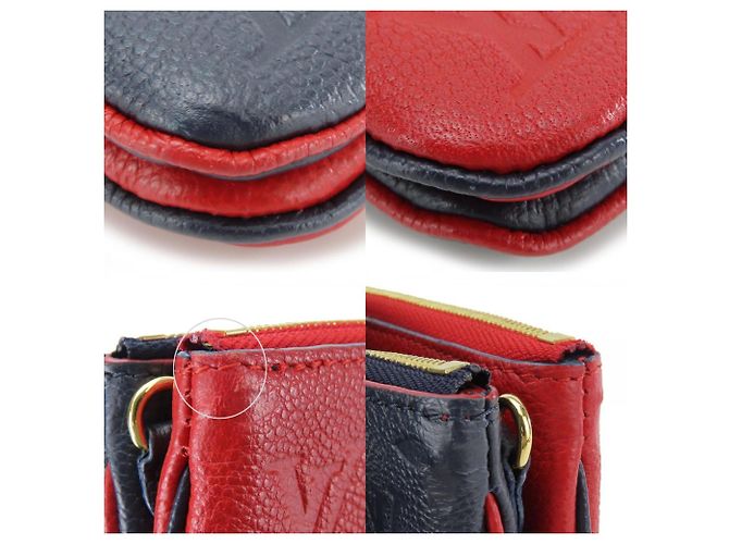 Monogram Empreinte Schultertasche von Louis Vuitton Rot - Ansicht 8