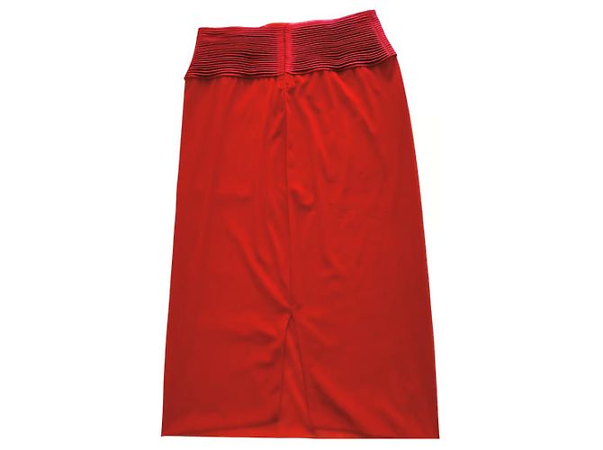 Falda La Perla Roja de Tul y Satén de Seda - vista 2