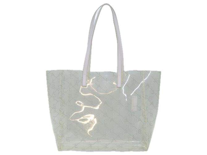 Autre Marque Borsa tote Stella MacCartney in vinile trasparente Auth bs16194 - vista 2