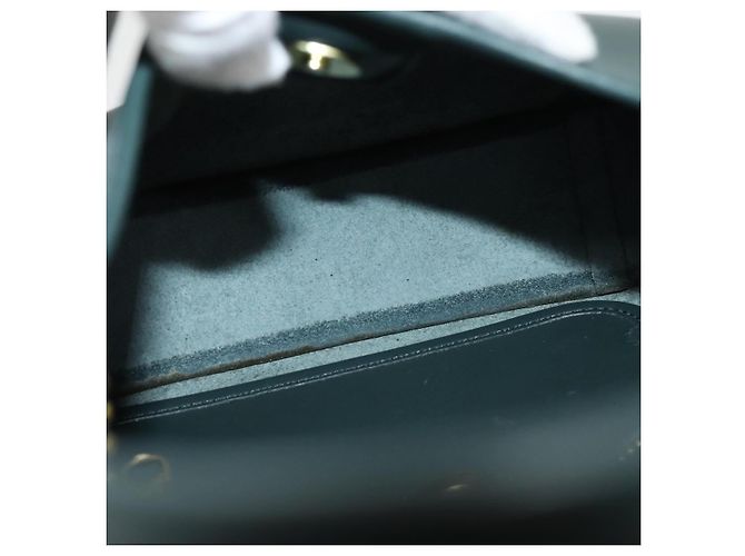 Coach Borsa a mano in pelle verde Auth am6541 - vista 11