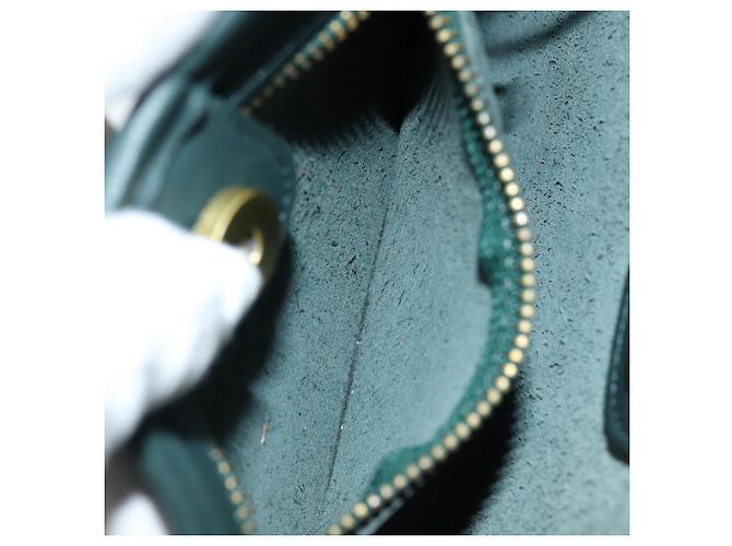 Coach Borsa a mano in pelle verde Auth am6541 - vista 12