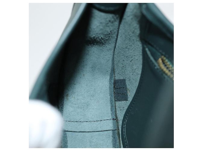 Coach Borsa a mano in pelle verde Auth am6541 - vista 17
