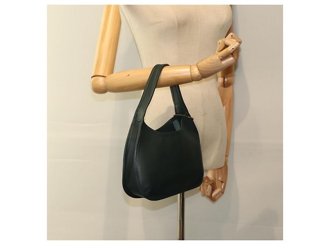 Coach Borsa a mano in pelle verde Auth am6541 - vista 19