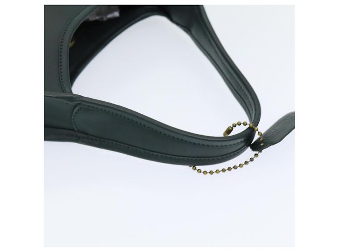 Coach Borsa a mano in pelle verde Auth am6541 - vista 7