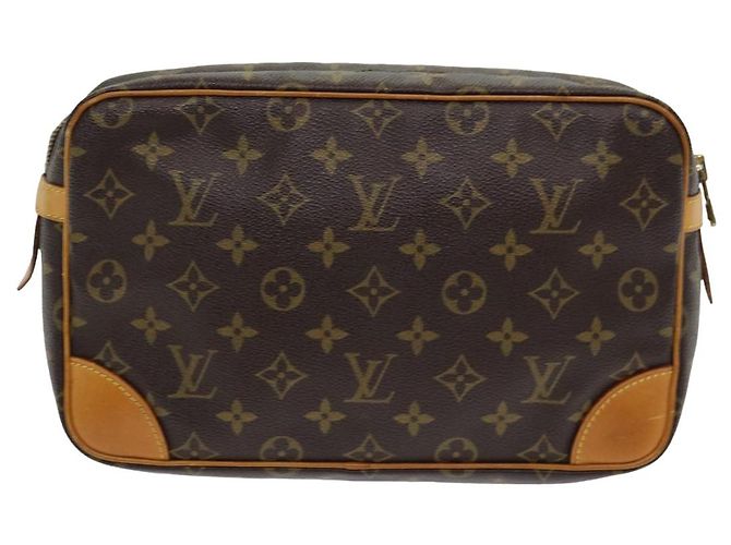 LOUIS VUITTON Monogram Compiegne 28 Borsa Clutch M51845 LV Auth am6523 Monogramma - vista 2