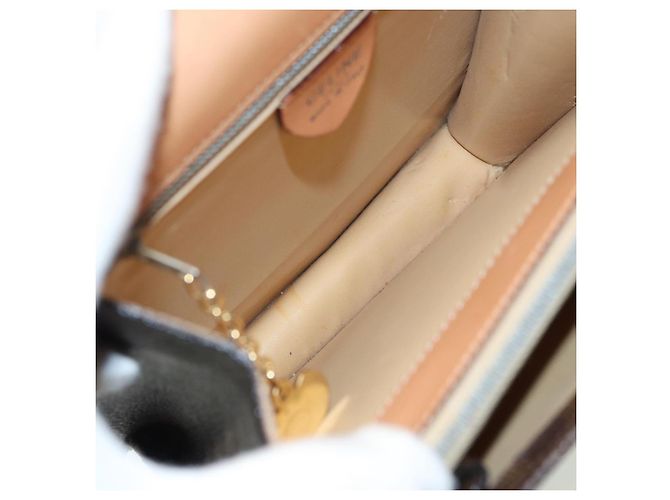 Céline Borsa a spalla in tela Macadam CELINE in pelle PVC marrone Auth 83129 - vista 11