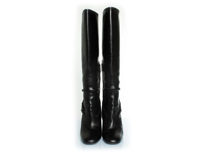 Tom ford, leather boots with T strap Black - view 4