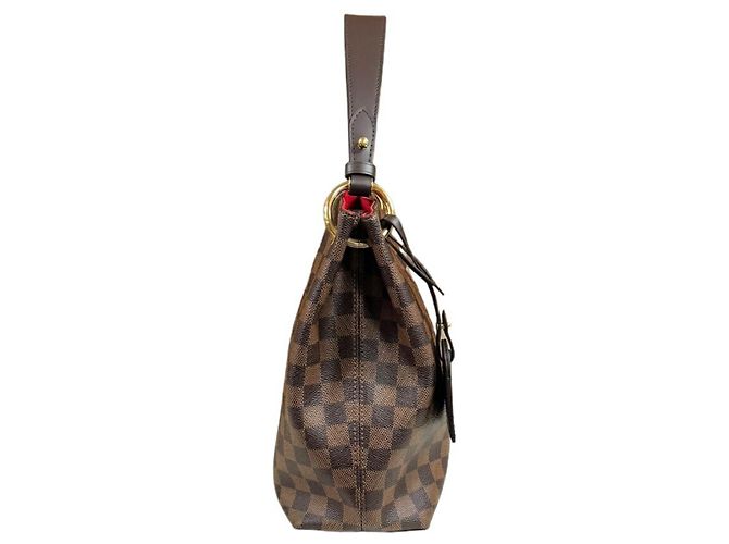 Borsa a Spalla Louis Vuitton Graceful PM Damier Marrone Damier ebene - vista 3