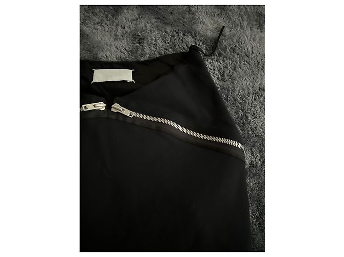 Falda con cremallera curva Maison Martin Margiela Otoño Invierno 2008. Negro - vista 4