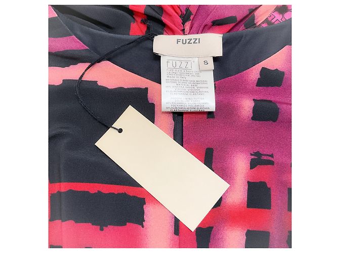 Fuzzi lila / rosa / schwarze Rüschendress Pink - Ansicht 4