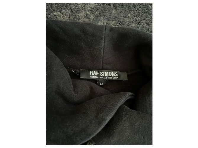 Raf Simons Automne Hiver 2007 Pull Métal Os Noir - vue 5