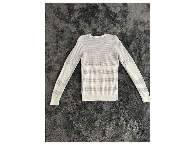 Spitzweißer Pullover von Raf Simons Frühjahr Sommer 2007. - Ansicht 2