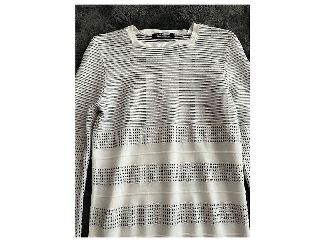 Spitzweißer Pullover von Raf Simons Frühjahr Sommer 2007. - Ansicht 3