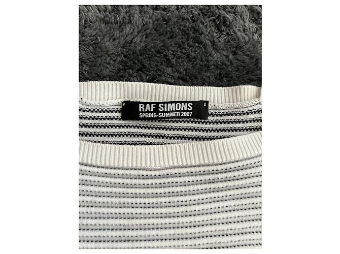 Spitzweißer Pullover von Raf Simons Frühjahr Sommer 2007. - Ansicht 6