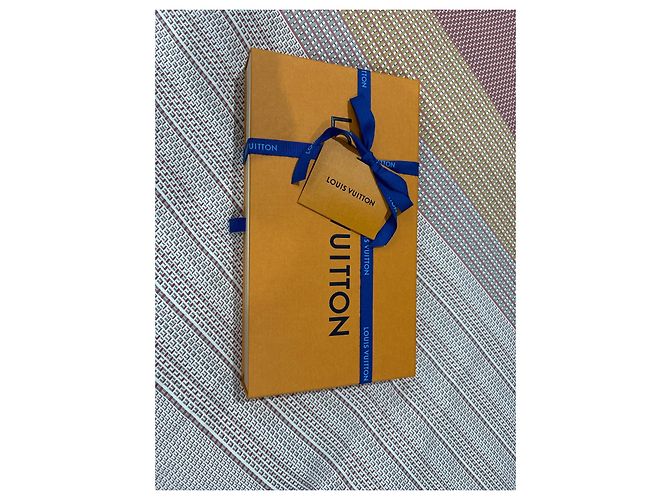 Foulard Louis Vuitton in seta multicolore 90x90 - vista 5