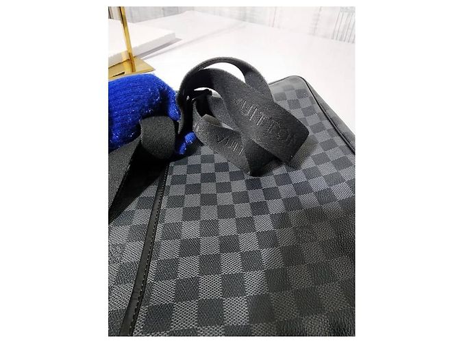 Borsa messenger Renzo Damier Graphite Louis Vuitton Grigio/Nero - vista 12