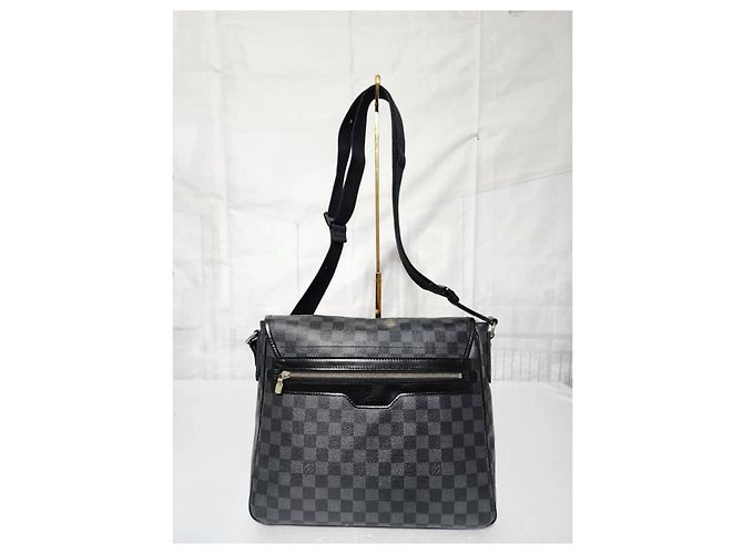 Borsa messenger Renzo Damier Graphite Louis Vuitton Grigio/Nero - vista 3