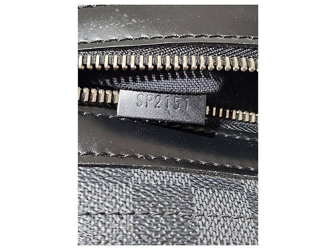 Borsa messenger Renzo Damier Graphite Louis Vuitton Grigio/Nero - vista 5