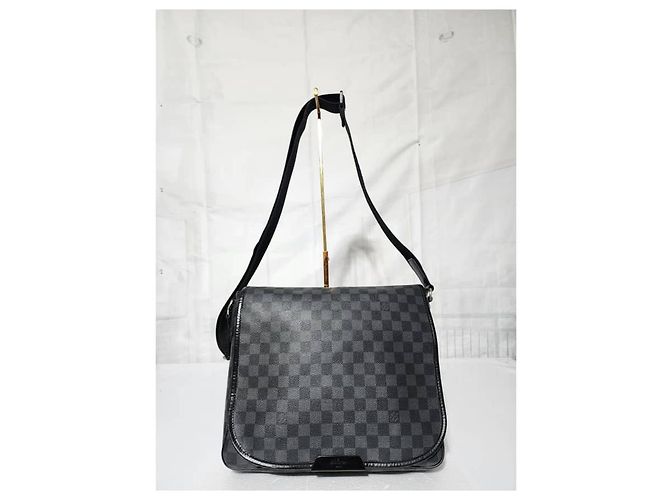 Borsa messenger Renzo Damier Graphite Louis Vuitton Grigio/Nero - vista 7