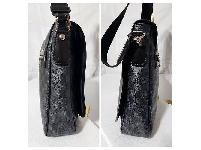 Borsa messenger Renzo Damier Graphite Louis Vuitton Grigio/Nero - vista 9