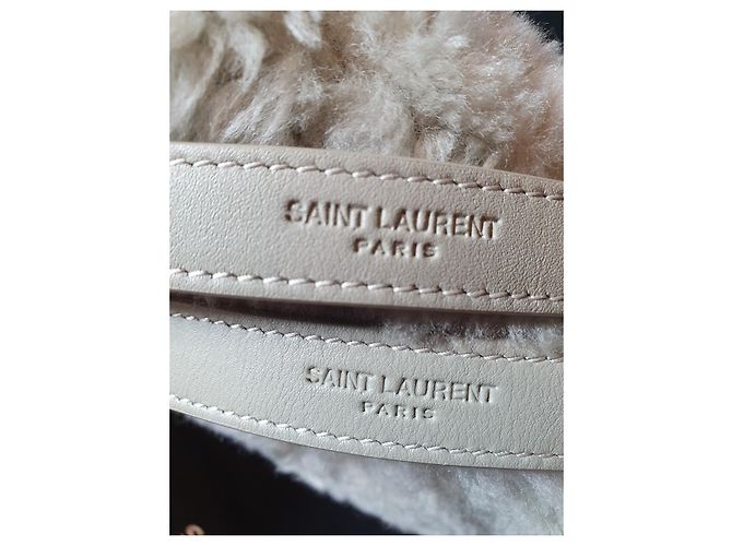 Borsa Saint Laurent Niki Verde in Pelle di Agnello - vista 2