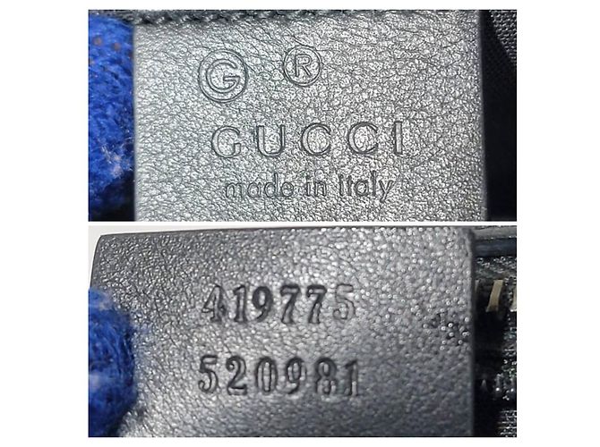 Neceser de cuero Microguccissima GG de Gucci negro 419775 - vista 11