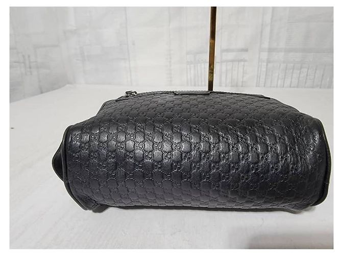 Neceser de cuero Microguccissima GG de Gucci negro 419775 - vista 5