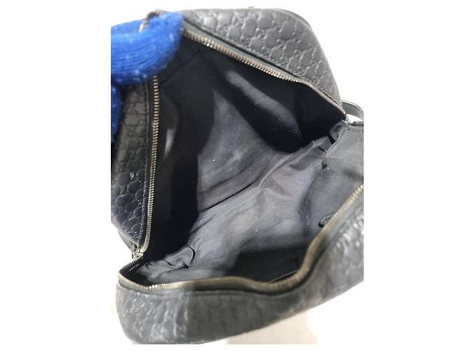 Neceser de cuero Microguccissima GG de Gucci negro 419775 - vista 8