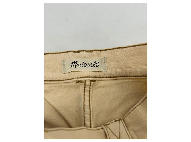Jeans Madewell T.US 26 Algodón Amarillo - vista 3