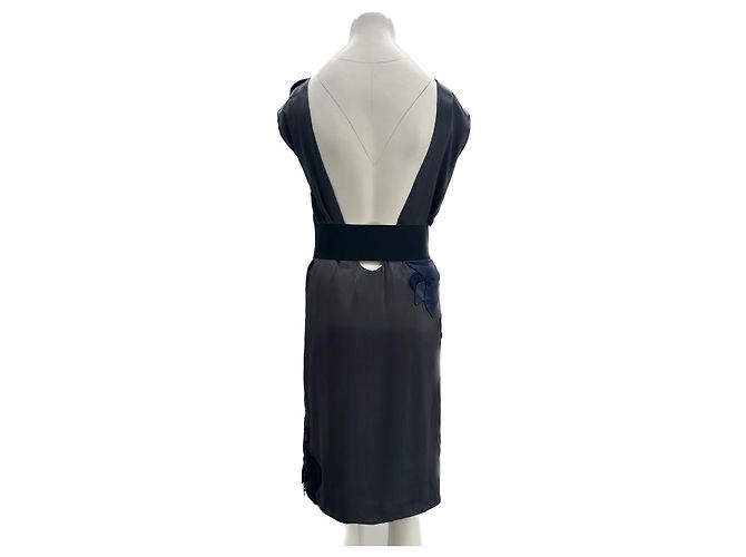 Vestido Lanvin T.FR 40 de seda Negro - vista 2