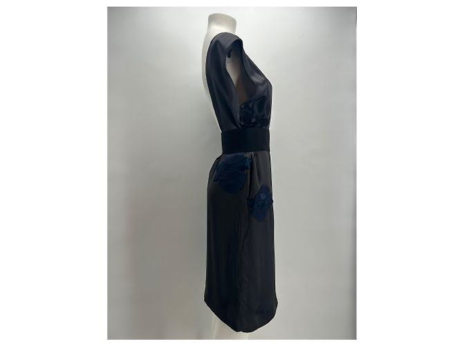 Vestido Lanvin T.FR 40 de seda Negro - vista 3