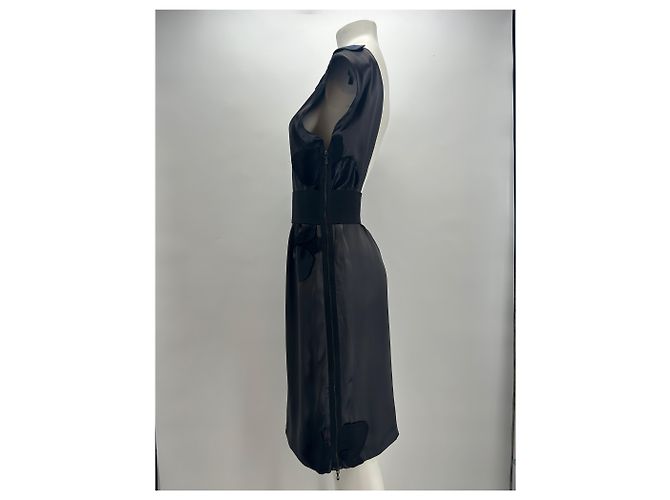 Vestido Lanvin T.FR 40 de seda Negro - vista 4