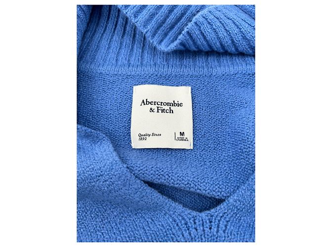 ABERCROMBIE & FITCH Maglieria T. Internazionale M Cotone Blu - vista 5
