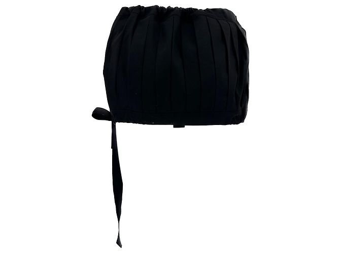 Autre Marque Faldas blancas de algodón T.International S Negro - vista 2