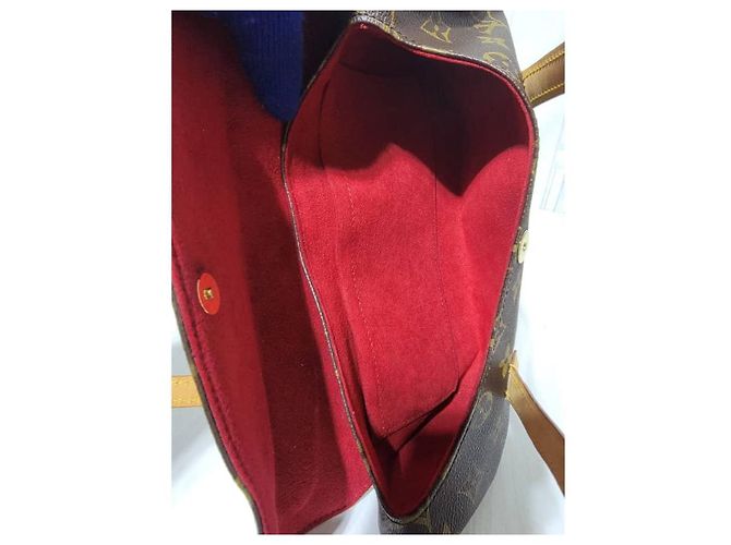 Borsa a Spalla Sonatine Louis Vuitton in Tela Monogram Marrone Nero - vista 12