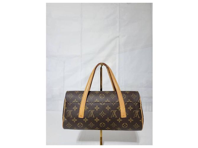 Borsa a Spalla Sonatine Louis Vuitton in Tela Monogram Marrone Nero - vista 3