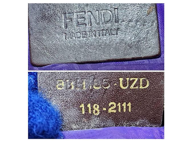 FENDI Zucca Spalmati Mittelgroße Rollentasche Tabakbraun - Ansicht 5