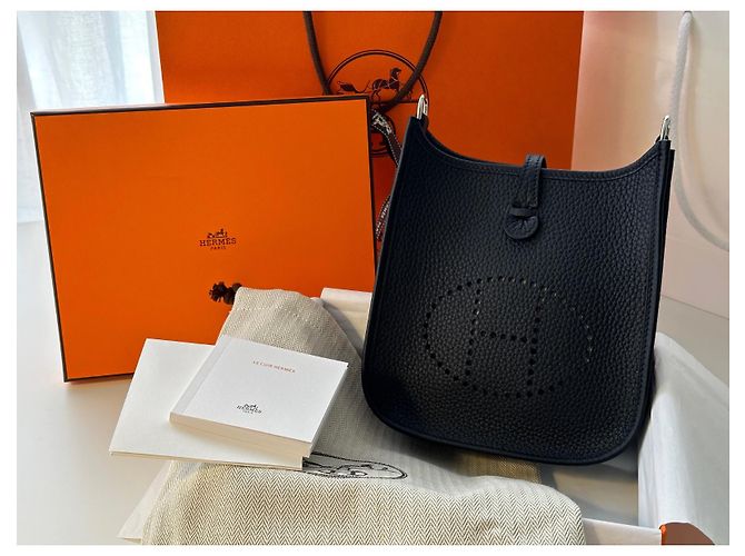 NUOVO Hermès Evelyne 16 TPM Nero - vista 2