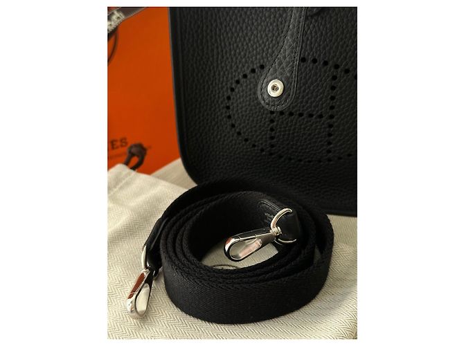 NUOVO Hermès Evelyne 16 TPM Nero - vista 8
