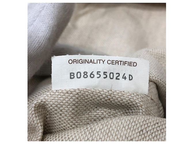 Pochette in tela beige Bottega Veneta - vista 10