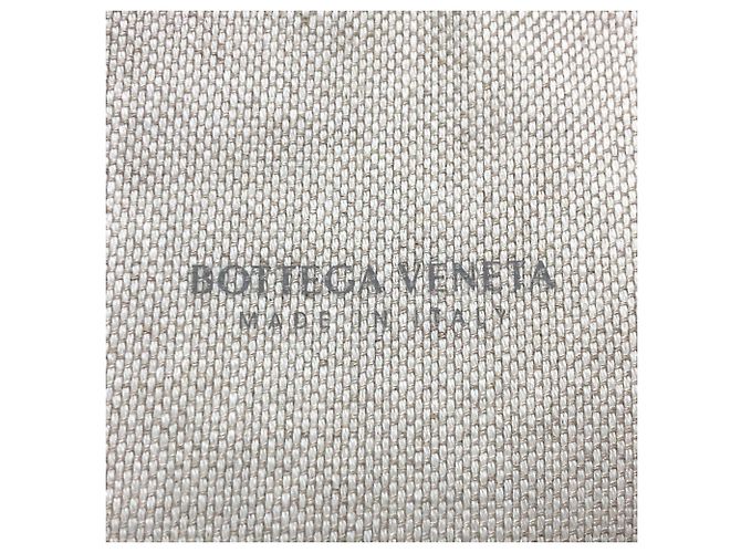Pochette in tela beige Bottega Veneta - vista 6