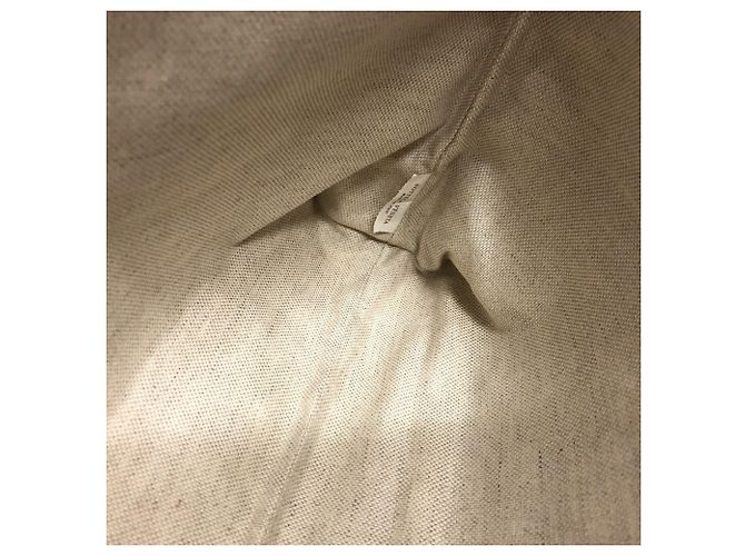 Pochette in tela beige Bottega Veneta - vista 8