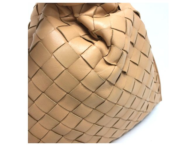 Bottega Veneta Intrecciato La Borsa Twist Beige - vista 7