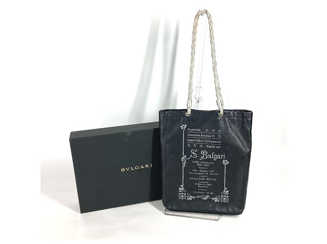 Borsa tote in pelle nera Bvlgari S.bulgari Nero - vista 11