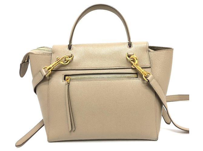 Belt Bag Céline Bolsa de ombro micro Celine 189153 Bege - vista 2