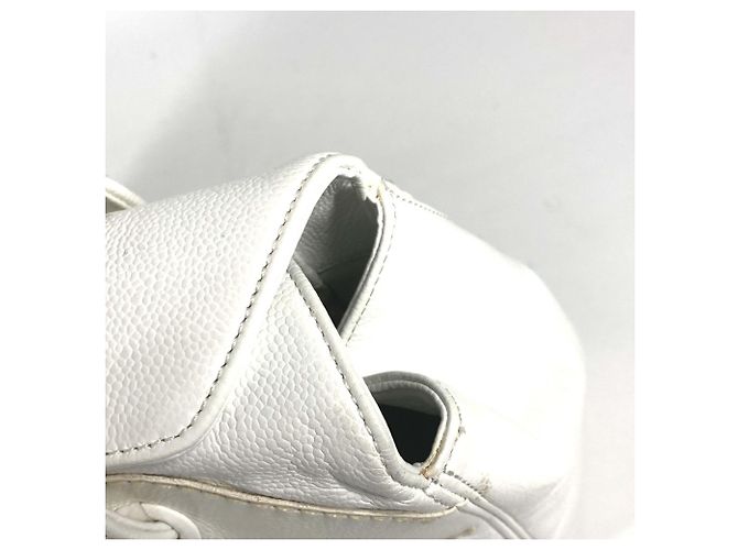 Chanel Deka Coco Mark CC Tragetasche Weiß - Ansicht 8