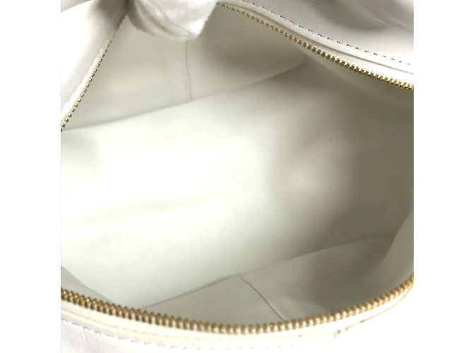 Borsa Bottega Veneta Pouch Double Knot Bianco - vista 11