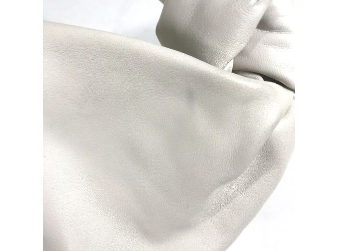 Borsa Bottega Veneta Pouch Double Knot Bianco - vista 7